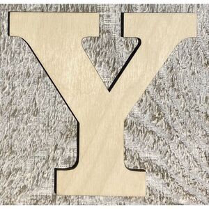 Wood Letter - ¼” Plywood – 4” Tall – Font01 - Y